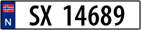 Truck License Plate